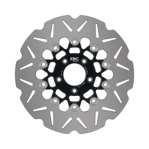 EBC 2006 Harley Davidson Dyna FXDi 35th Anniversary Super Glide Front Left/Right Vee Float Blk Rotor