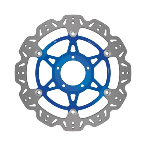 EBC 2008 Ducati Desmosedici RR D16RR/989cc Front Left/Right Vee Floating Blue Rotor