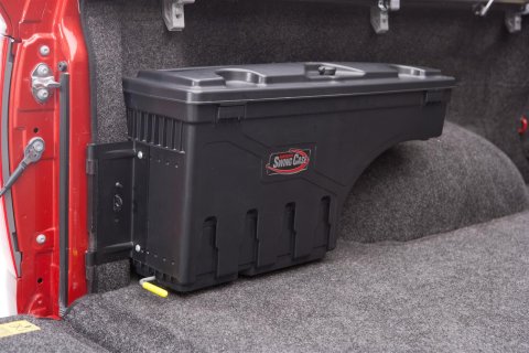 UnderCover 16-17 Toyota HiLux Drivers Side Swing Case - Black Smooth