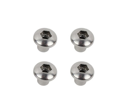 Kentrol 07-18 Jeep Wrangler JK OEM Anti-Theft Door Nuts 2 Door - Polished Silver