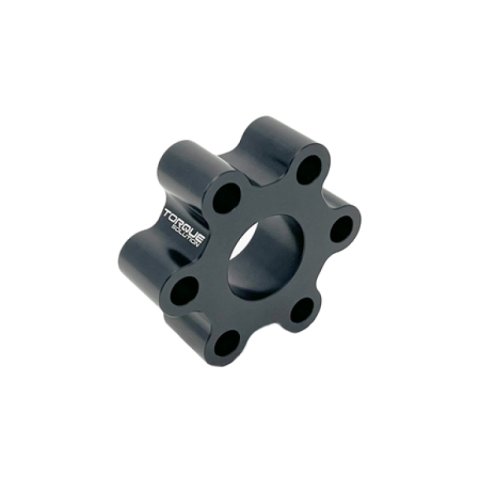Torque Solution 97-00 Chevrolet Corvette C5 (78mm) w/ 10mm Bolts Billet Driveshaft Flex Disc - Black