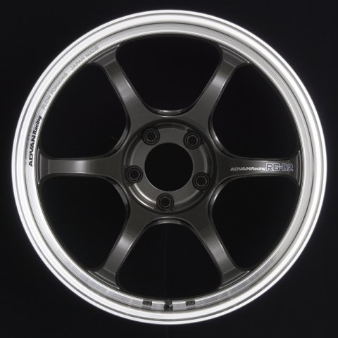 Advan RG-D2 18x8.0 +44 5x114.3 Machining and Black Gunmetallic Wheel