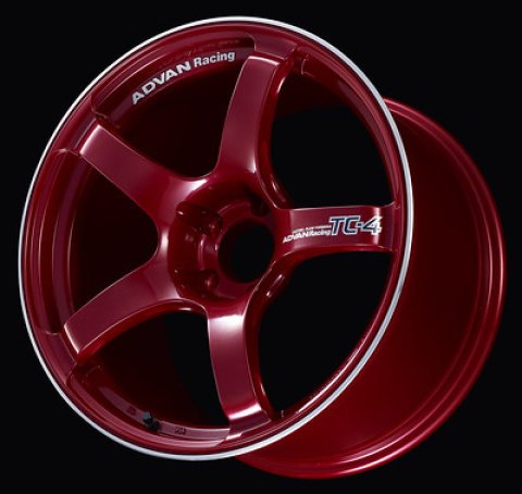 Advan TC4 18x9.5 +38 5x120 Racing Candy Red Wheel *Min Order Qty of 20*