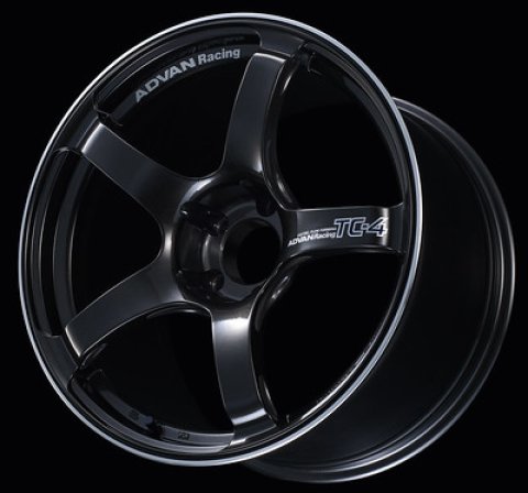 Advan TC4 17x9.0 +63 5x114.3 Black Gunmetallic and Ring Wheel