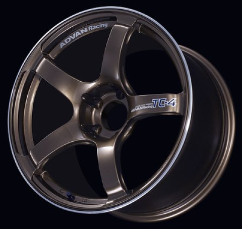 Advan TC4 16x5.5 +38 4x100 Umber Bronze Metallic and Ring Wheel