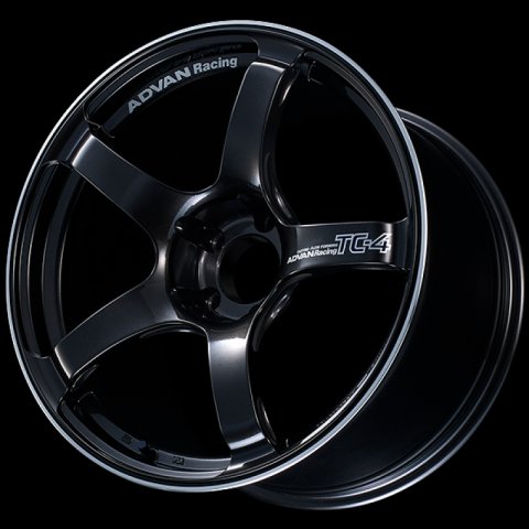 Advan TC4 18x8 +37 5x100 Racing Black Gunmetallic and Ring Wheel