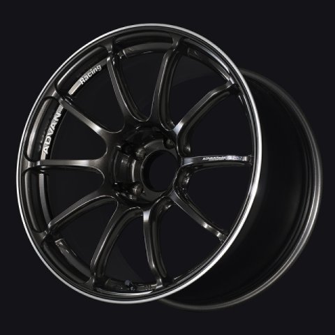 Advan RSIII 18x9.5 +45 5x114.3 Black Gun Metallic and Ring Wheel