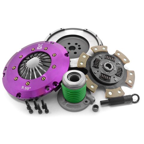 XClutch 15-18 Ford Mustang 2.3L Stage 2R Extra HD Sprung Ceramic Clutch Kit