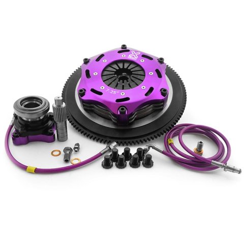XClutch 07-17 Mitsubishi Lancer EVO X 2.0L 7.25in Twin Solid Ceramic Clutch Kit