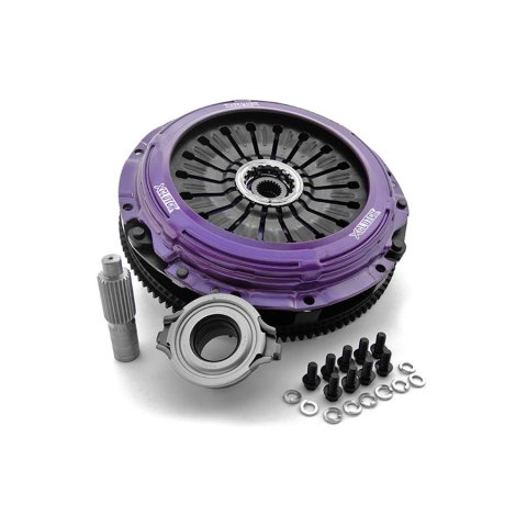XClutch 07-17 Mitsubishi Lancer EVO X 2.0L 9in Twin Solid Ceramic Clutch Kit