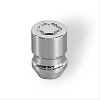 McGard Wheel Lock Nut Set - 4pk. (Cone Seat) 1/2-20 / 3/4 & 13/16 Dual Hex / 1.28in. Length - Chrome