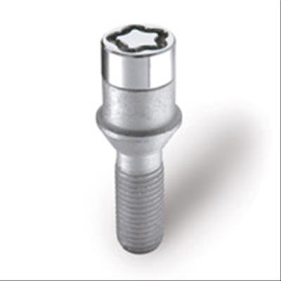 McGard Wheel Lock Bolt Set - 4pk. (Tuner / Cone Seat) M14X1.5 / 17mm Hex / 24.0mm Shank L. - Chrome