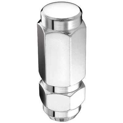 McGard Hex Lug Nut (Cone Seat / Duplex) 1/2-20 / 7/8 Hex / 2.5in. Length (Box of 100) - Chrome