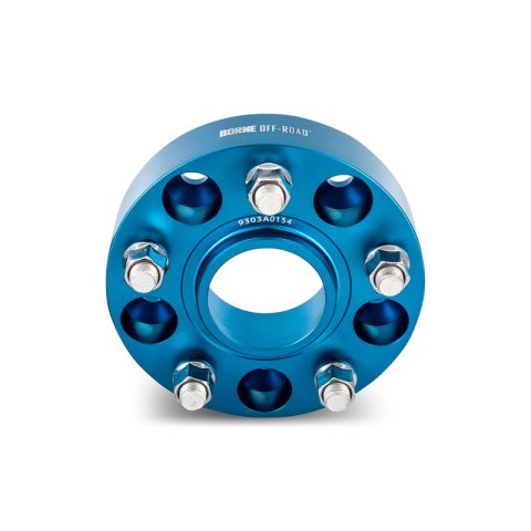 Mishimoto Wheel Spacers - 5x127 - 71.6 - 38.1mm - M14 - Blue