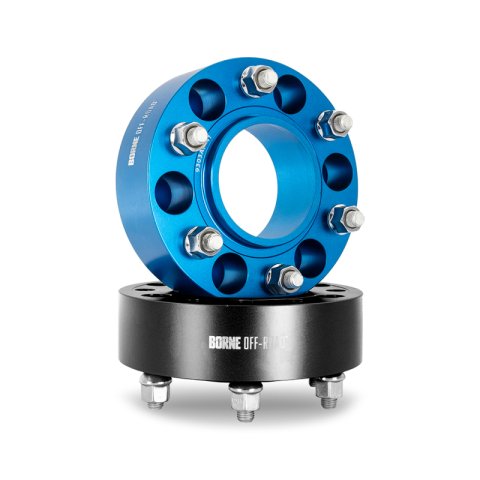 Mishimoto Wheel Spacers - 6x139.7 - 106 - 25mm - M12 - Blue