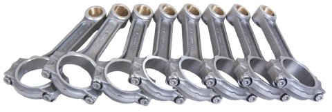 Eagle Chevrolet Small Block 6.000in 4340 I-Beam Connecting Rods w/ ARP 8740 (Set of 8)