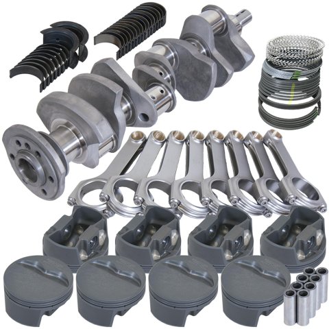 Eagle Chevy 327 SJ 3.250in Crank 2.300in Mains 6.125in H-Beam 4.000in Pistons Rotating Assembly