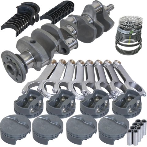 Eagle Chevy 400 4.000in Crank 6.000in H-Beam Stroker Rods -5cc 4.125in Pistons Rotating Assembly