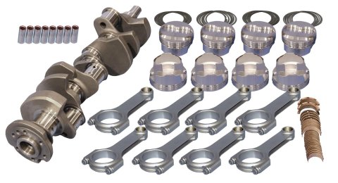 Eagle Chevy LT1 350 1Pc 3.750in Crank 5.700in H-Beam Srp 7cc Dome 4.040in Pistons Rotating Assembly