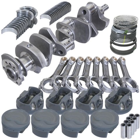 Eagle Chevy 350 3.750in Crank 6.000in I-Beam Rods -16cc 4.060in Pistons Rotating Assembly
