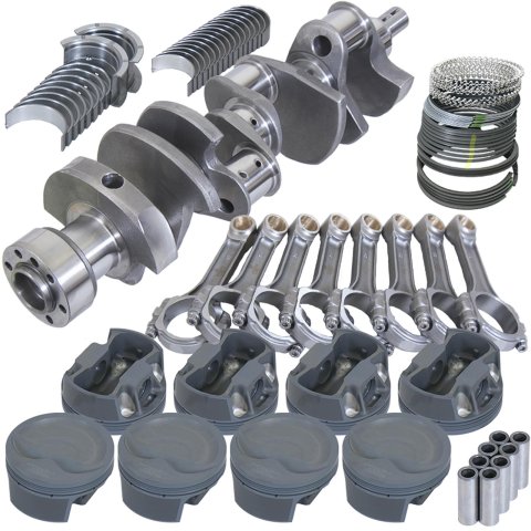Eagle Chevy LT1350 1Pc 3.750in Crank 6.000in I-Beam Rods -16cc 4.040in Pistons Rotating Assembly