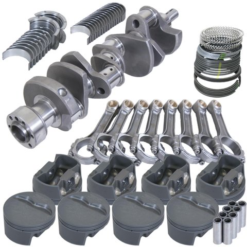 Eagle Chevy LT1350 1Pc 3.480in Crank 6.000in I-Beam Rods -5cc 4.060in Pistons Rotating Assembly