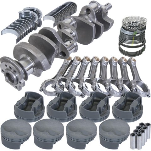 Eagle Chevy 400 3.750in Crank 6.000in I-Beam Rods -5cc Flat Top 4.155in Pistons Rotating Assembly