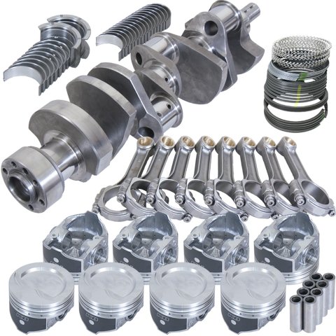 Eagle Chevy LT1350 1Pc 3.750in Crank 5.700in I-Beam Rods -18cc 4.040in Pistons Rotating Assembly