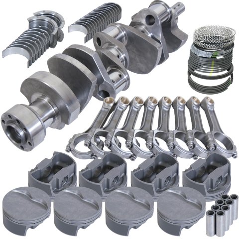 Eagle Chevy LT1350 1Pc 3.750in Crank 6.000in I-Beam Rods -5cc 4.040in Pistons Rotating Assembly