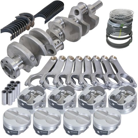 Eagle Ford 289/302 3.400in Crank 5.400in H-Beam -11cc Flat Top 4.060in Pistons Rotating Assembly