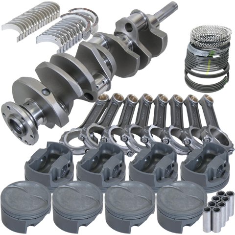 Eagle Ford FE 4.250in Crank 6.700in I-Beam Rods -28cc Inv Dome 4.090in Pistons Rotating Assembly