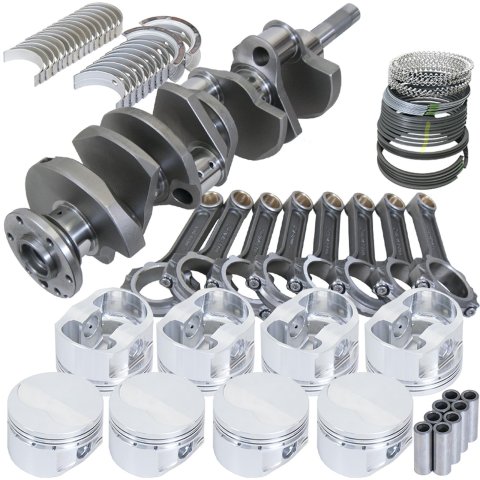 Eagle Ford FE 4.125in Crank 6.700in I-Beam Rods -7cc Flat Top 4.280in Pistons Rotating Assembly