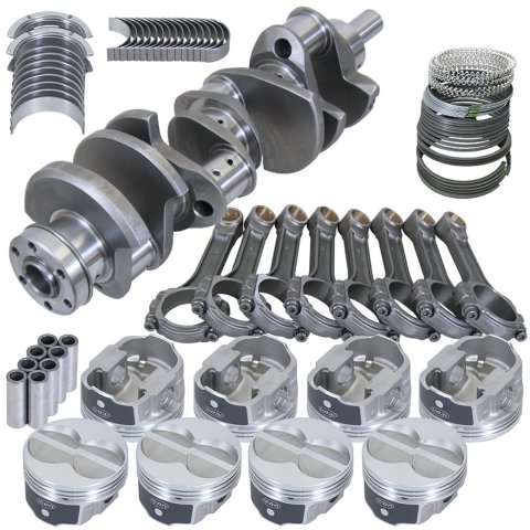 Eagle Ford 351W 4.000in Crank 6.200in I-Beam Rods -11cc Flat Top 4.060in Pistons Rotating Assembly