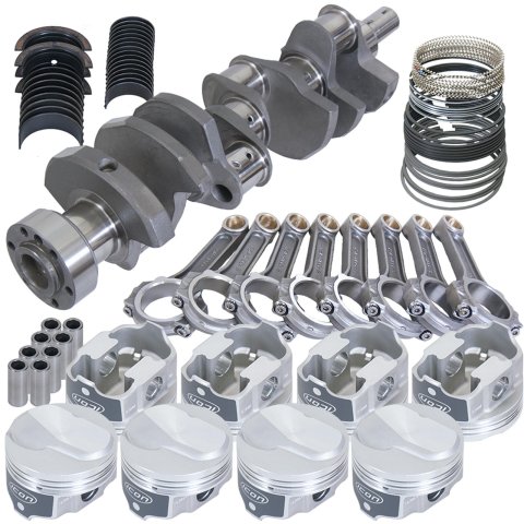 Eagle Chevy 454 1Pc 4.000in Crank 6.135in I-Beam Rod Closed Chamber 4.280in Piston Rotating Assembly