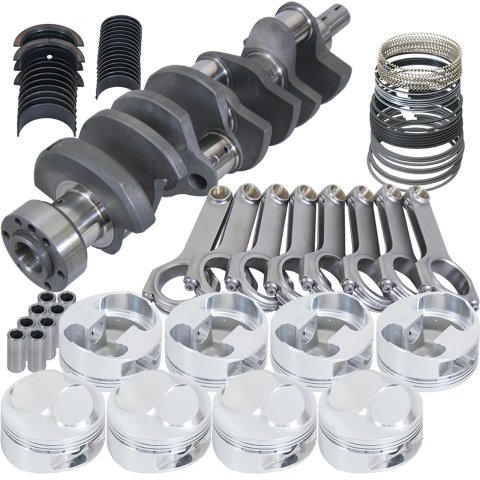 Eagle Chevy 502 1Pc 4.250in Counterwght Crank 6.535in H-Beam 46cc 4.600in Pistons Rotating Assembly