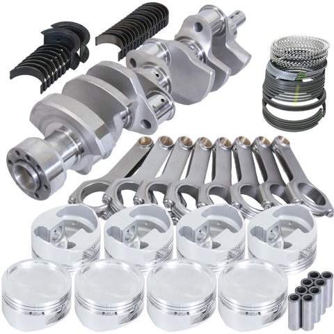 Eagle Chevy 350 1Pc 3.750in Crank 6.000in H-Beam -28cc 4.060in Pistons Rotating Assembly