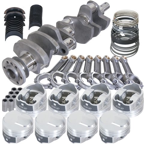 Eagle Chevy 454 4.000in Crank 6.135in I-Beam Rods 43cc Dome 4.350in Pistons Rotating Assembly