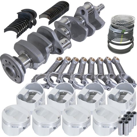 Eagle Chevy 350 3.750in Crank 5.700in I-Beam Rods Srp 7cc Dome 4.060in Pistons Rotating Assembly