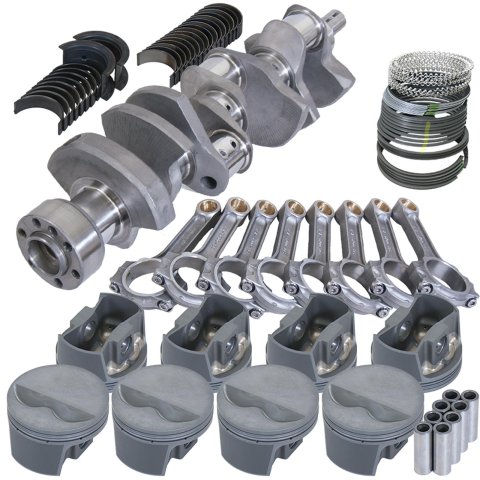 Eagle Chevy LT1 350 1Pc 3.480in Crank 5.700in I-Beam Rods -5cc 4.000in Pistons Rotating Assembly