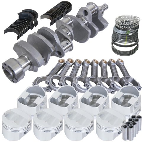 Eagle Chevy LT1 350 1Pc 3.750in Crank 5.700in I-Beam Rods 7cc Dome 4.040in Pistons Rotating Assembly