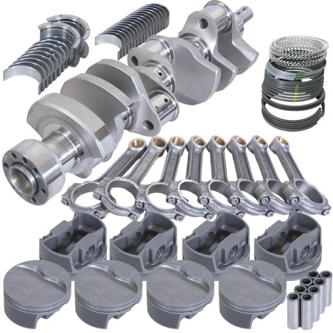 Eagle Chevy LT1 350 1Pc 3.750in Crank 6.000in I-Beam Rods -5cc 4.040in Pistons Rotating Assembly