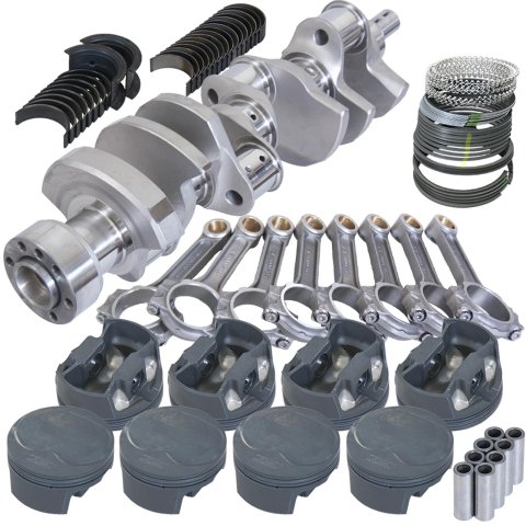 Eagle Chevy LT1 350 1Pc 3.750in Crank 6.000in I-Beam Rod 11cc Dome 4.030in Pistons Rotating Assembly