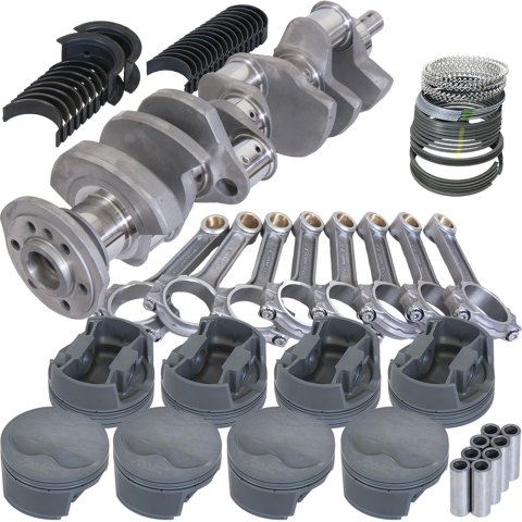 Eagle Chevy 400 3.750in Crank 6.000in I-Beam Rods -5cc Flat Top 4.165in Pistons Rotating Assembly