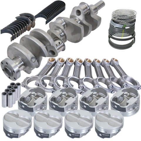 Eagle Ford 289/302 3.400in Crank 5.400in I-Beam Rod -11cc Flat Top 4.000in Pistons Rotating Assembly