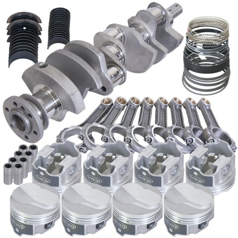 Eagle Chevy 396 3.766in Crank 6.135in I-Beam Rods 17cc Dome 4.125in Pistons Rotating Assembly