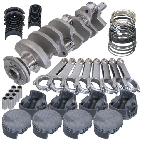Eagle Chevy 454 4.250in Crank 6.385in H-Beam -3cc Flat Top 4.350in Pistons Balanced Assembly