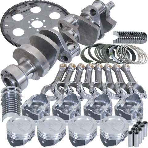 Eagle Chevy LT1350 1Pc 3.750in Crank 5.700in I-Beam Rods 4.000in Pistons 153 Tooth FP Bal Assembly