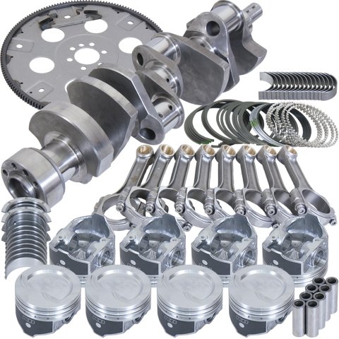 Eagle Chevy LT1350 1Pc 3.750in Crank 5.700in I-Beam Rods 4.040in Pistons 168 Tooth FP Bal Assembly