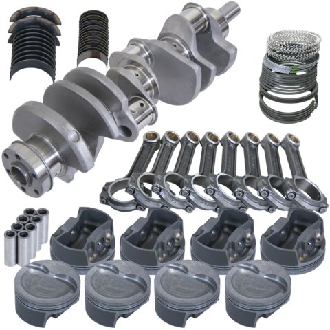 Eagle Ford 351W 4.170in Crank 6.250in I-Beam Rods -16cc 4.155in Pistons Balanced Assembly