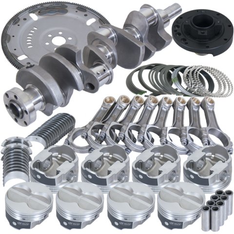 Eagle Ford 302 3.400in Crank 5.400in I-Beam Rods 4.000in Pistons 164 Tooth FP Balanced Assembly